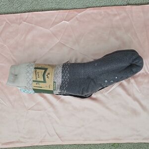 Treehouse Knits Set Of Two Fleece Lined Nonslip Slippers